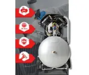 Compresor aer TA360, 50L, 4.7CP, 10 bari + set 18 piese TA103
