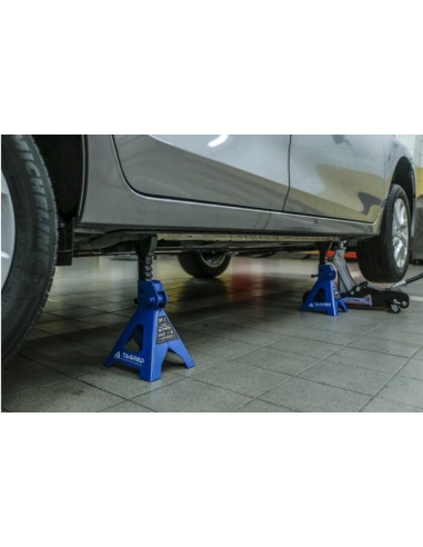 Cric hidraulic 2,5T + suporți auto 3T, set complet