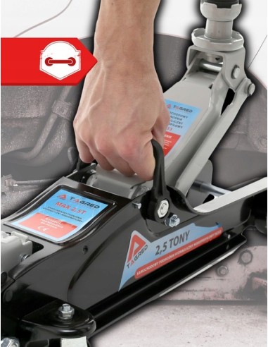 Cric hidraulic 2,5T + suporți auto...