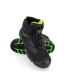 Bocanci de lucru S3, din piele, impermeabil, sistem de insiretare rapida, Marker