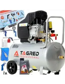 Compresor de aer cu ulei, Tagred TA300N, 24L, 3.4CP, Set 18 in 1