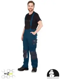 LH-NAW-B- Salopeta de protectie cu buzunare pentru lucru RAW-POL - Salopete de lucru