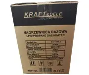 Tun de caldura Kraft&Dele 20kW GPL cu prelungitor 20m inclus