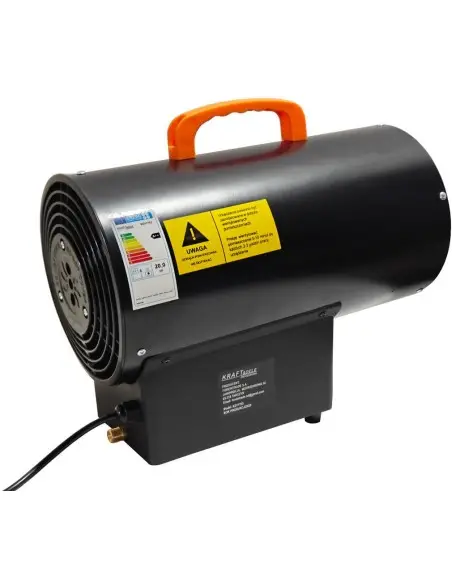Tun de caldura Kraft&Dele 20kW GPL cu prelungitor 20m inclus