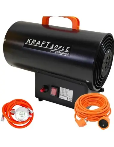 Tun de caldura pe gaz, Kraft&Dele , 20kW,GPL, prelungitor de 20m inclus