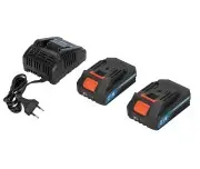 Ventuza vibratoare cu baterie, 190 mm, 21V, 2x baterii 2Ah, 80 kg adsorbtie, WDS2694
