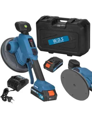 Ventuza vibratoare cu baterie, 190 mm, 21V, 2x baterii 2Ah, 80 kg adsorbtie, WDS2694