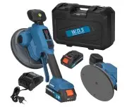 Ventuza vibratoare cu baterie, 190 mm, 21V, 2x baterii 2Ah, 80 kg adsorbtie, WDS2694