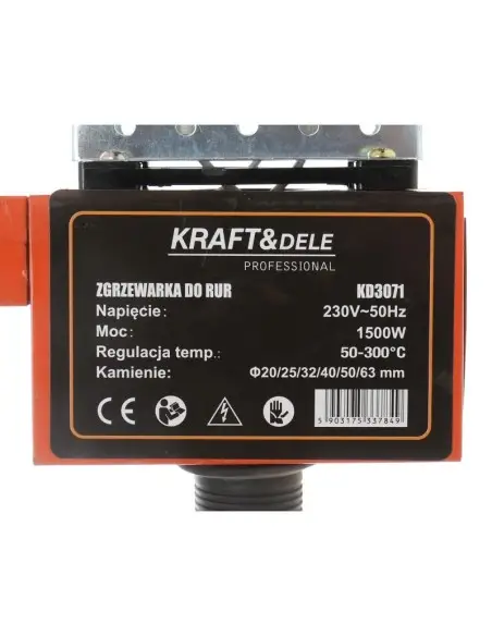 Trusa de sudura tevi, 1500W, KD3071, Kraft&Dele