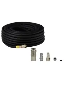 Furtun pneumatic, Powermat, 10 x 17 mm / 10m 20bar, set de conectori rapizi, KD2124+ PM0841