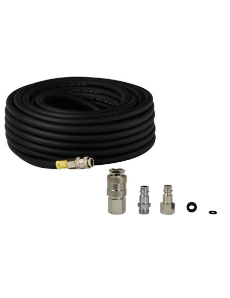 Furtun pneumatic, Powermat, 10 x 17 mm / 10m 20bar, set de conectori rapizi, KD2124+ PM0841