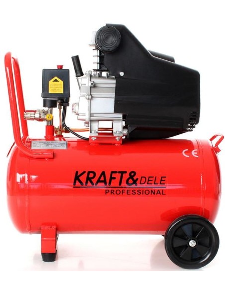 Compresor fara ulei Kraft&Dele KD401, 50L, 8 bar, 206 L/min, 3.8CP