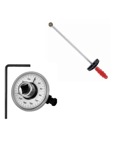Set adaptor si cheie dinamometrica, 1/2", D10393+D10395