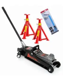 Pachet Cric Hidraulic 2.5T , cheie telescopica tip L, set capre auto 3T, Kraft&Dele KD1362, Tagred TA219, V80091