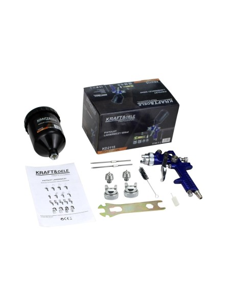 Pistol de vopsit 600ml, Kraft&Dele, KD2115