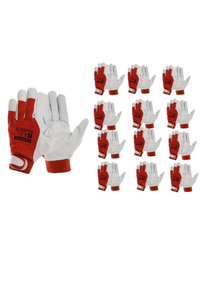 Set 12 manusi de protectie combinate, Procera, X-CRAFTER, marimea 9
