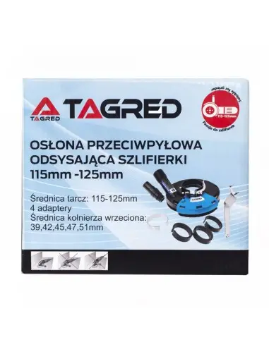 Set sistem aspirare praf polizor si disc diamantat, TA1113+V44203 Set sistem aspirare praf polizor si disc diamantat, TA1113+V44203