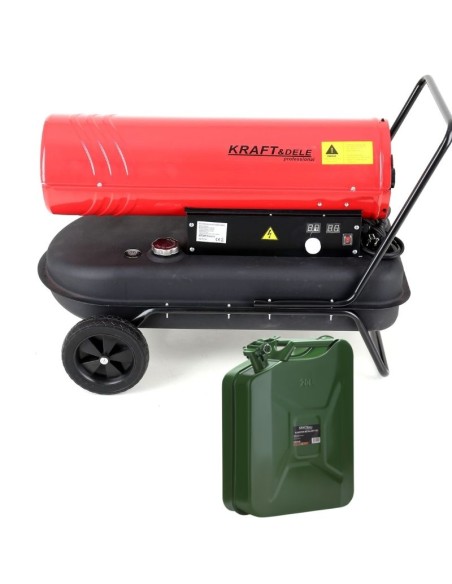 Tun de caldura pe gaz Kraft&Dele KD11711, 35kW, cu reductor si canistra 20L