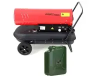 Tun de caldura pe gaz Kraft&Dele KD11711, 35kW, cu reductor si canistra 20L