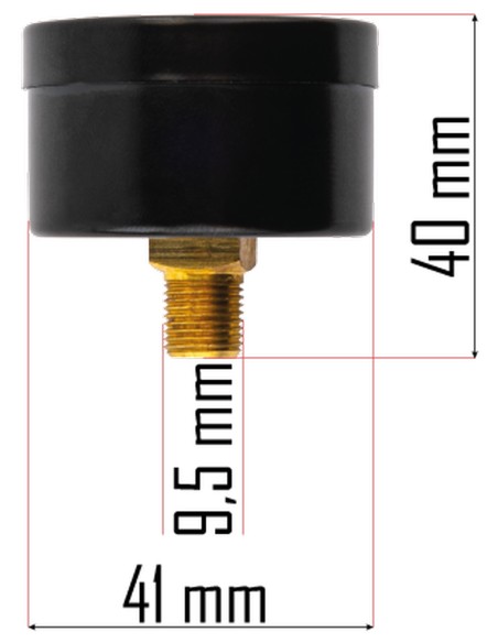Manometru Pompei pentru Incalzitor, Powermat, PM-NAG-MNP
