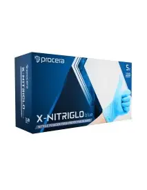 Manusi nitril nesterile albastre, fara pudra, de unica folosinta, X-nitriglo Bleu