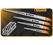 Set de Lame pentru Ferastrau Sabie, Powermat, PM1374