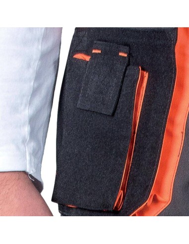 Pantaloni talie de protectie LH-FMN-T cu buzunare Leber & Hollman - Pantaloni de lucru