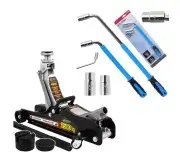 Kit cric hidraulic tip crocodil 2.5 tone,359mm si cheie telescopica, V80102+ta129