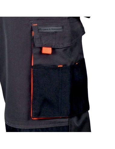 Pantaloni talie de protectie LH-FMN-T cu buzunare Leber & Hollman - Pantaloni de lucru