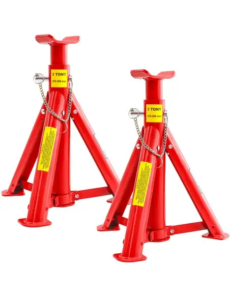 Pachet cric hidraulic 2,5T, profil redus, 100-400 mm si capre auto 3T