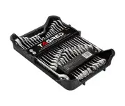 Set chei fixe TA1262, 32 piese, metrice si inch, CrV