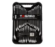Set chei fixe TA1262, 32 piese, metrice si inch, CrV