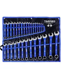 Set 30 de chei combinate, Tagred, 6-32mm, maner acoperit cu cauciuc, TA1261