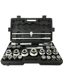 Set de chei tubulare 26 de elemente, Verke, 3/4"-1", V39080