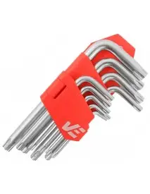 Set de chei torx 9 piese, Verke, CrV, V35500