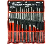 Set de punctatoare si dalte 28 buc, VERKE, V87000.