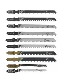 Set de lame pentru lemn 10 buc, Verke, V05000.