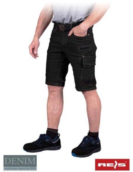 JEANS303-TS Pantaloni scurti de protectie din denim Reis - Pantaloni scurti