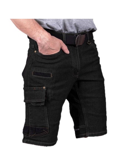 JEANS303-TS Pantaloni scurti de protectie din denim Reis - Pantaloni scurti