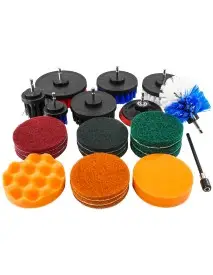 Set 23 de bucati perii de curatare pentru bormasina 1/4", VERKE, V08127
