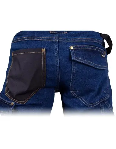 JEANS303-T Pantaloni talie de protectie din denim Reis Reis - Pantaloni de lucru