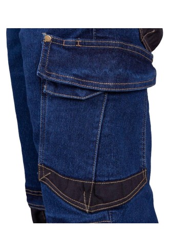JEANS303-T Pantaloni talie de protectie din denim Reis Reis - Pantaloni de lucru