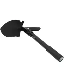 Lopata pliabila 4 in 1 cu tarnacop, fierastrau si deschizator, VERKE, V86627