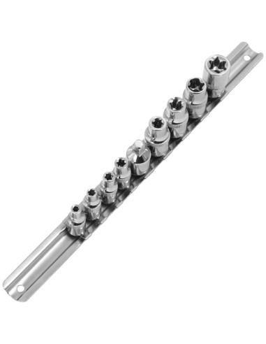 Set de capete torx 1/4"-3/8" 8 buc, VERKE, V39113 Set de capete torx 1/4"-3/8" 8 buc, VERKE, V39113