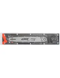 Sina de ghidare cu 2 lanturi 16" (38cm), 3/8", 1,3mm, 56, VERKE, V90444