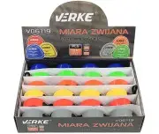 Banda de masurare 3m 24 buc, culoare Verke, VERKE, V06119