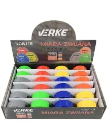 Banda de masura 5m 24 buc, culoare, VERKE, V06118