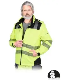 LH-VOLTER Jacheta de protectie reflectorizanta cu gluga detasabila Leber & Hollman - Geaca reflectorizanta