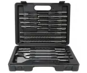 Set de dalti si burghiu sds plus 17 buc, VERKE, V05085.