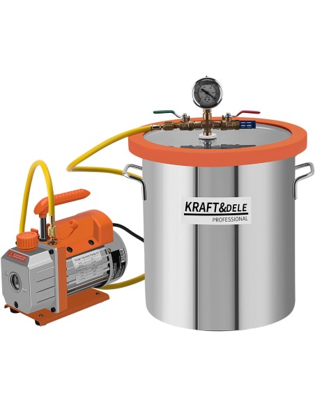 Pompa de vid cu camera de vid Kraft&Dele KD11785, 100 L/min, 5 Pa, 200W